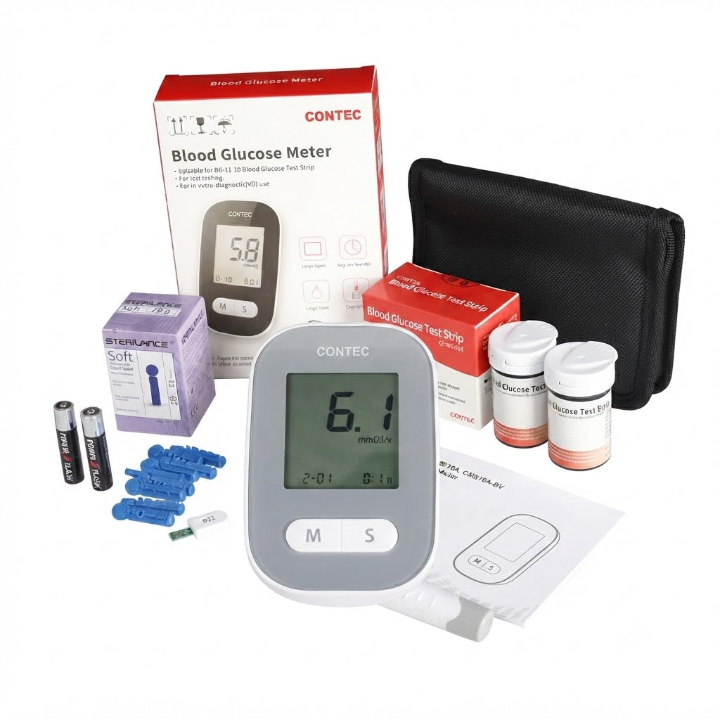 Glucometro kit completo CONTEC®