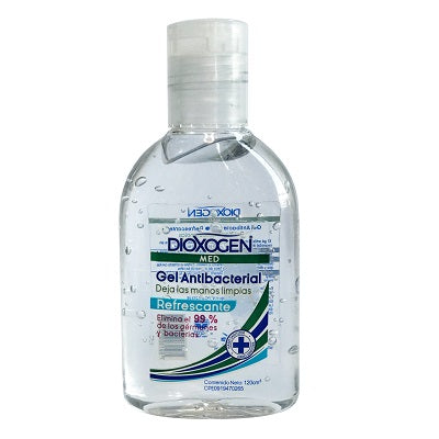 Gel actibacterial refrescante x 120 cm DIOXOGEN MED