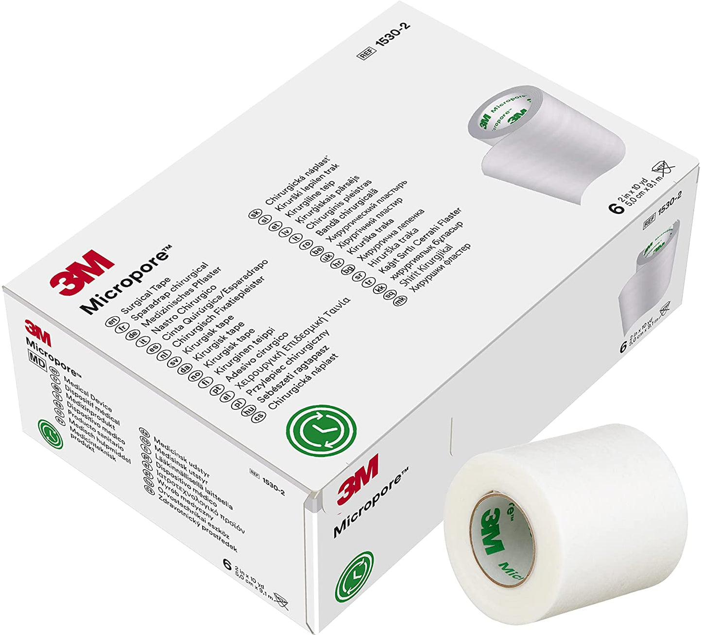 Adhesivo 2" Micropore 3M Uds.