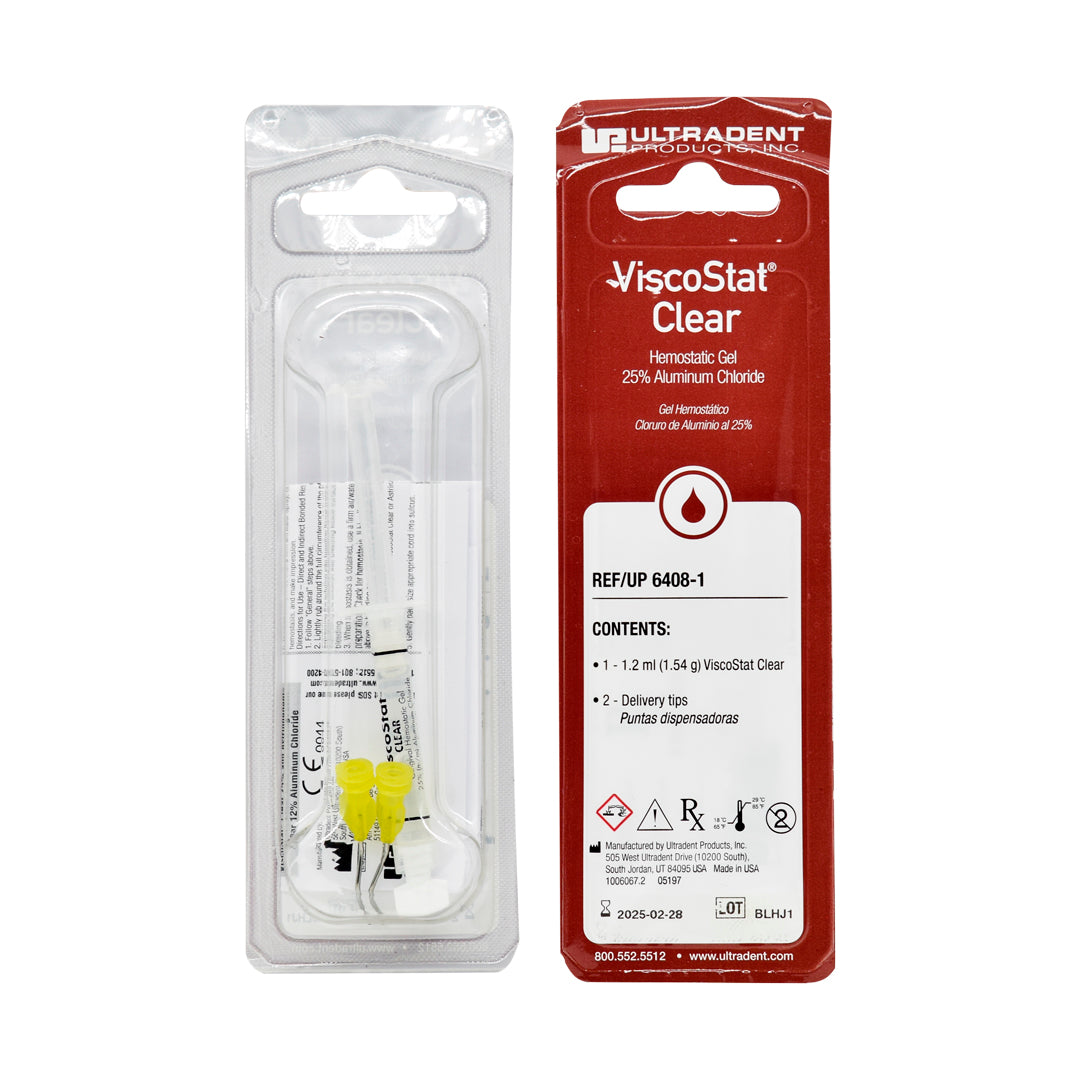 Gel Hemostático cloruro de Aluminio al 25% x 1.2 ml VISCOSTAT CLEAR
