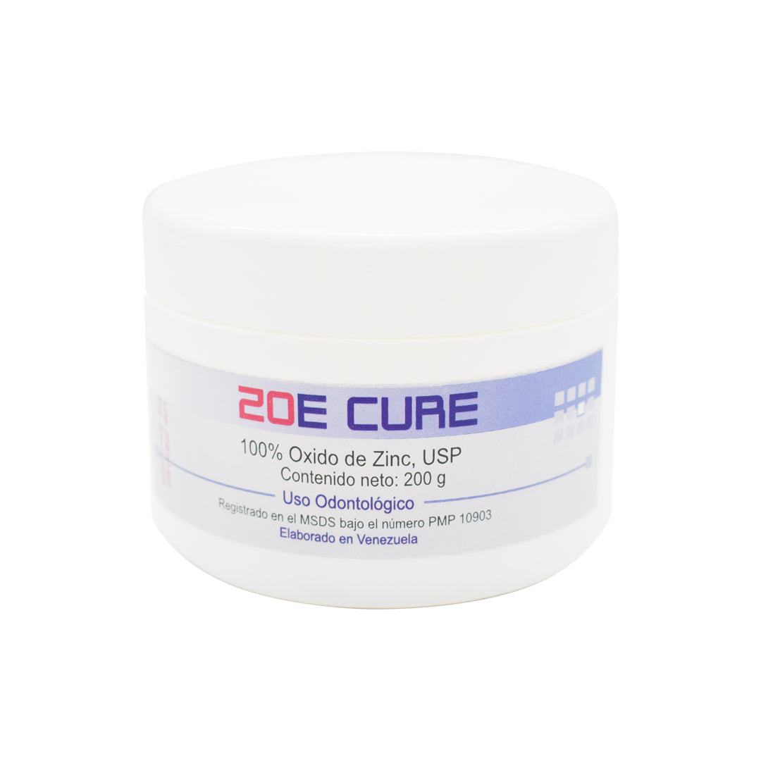 Oxido de zinc al 100% x 200 g 20E CURE