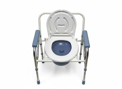 Silla Sanitaria Con Tapa y Altura Ajustable.