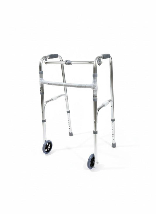 Andadera Con Ruedas Ajustable y Plegable.