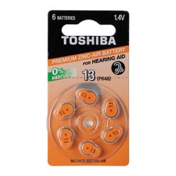 Pila auditiva x 6 TOSHIBA