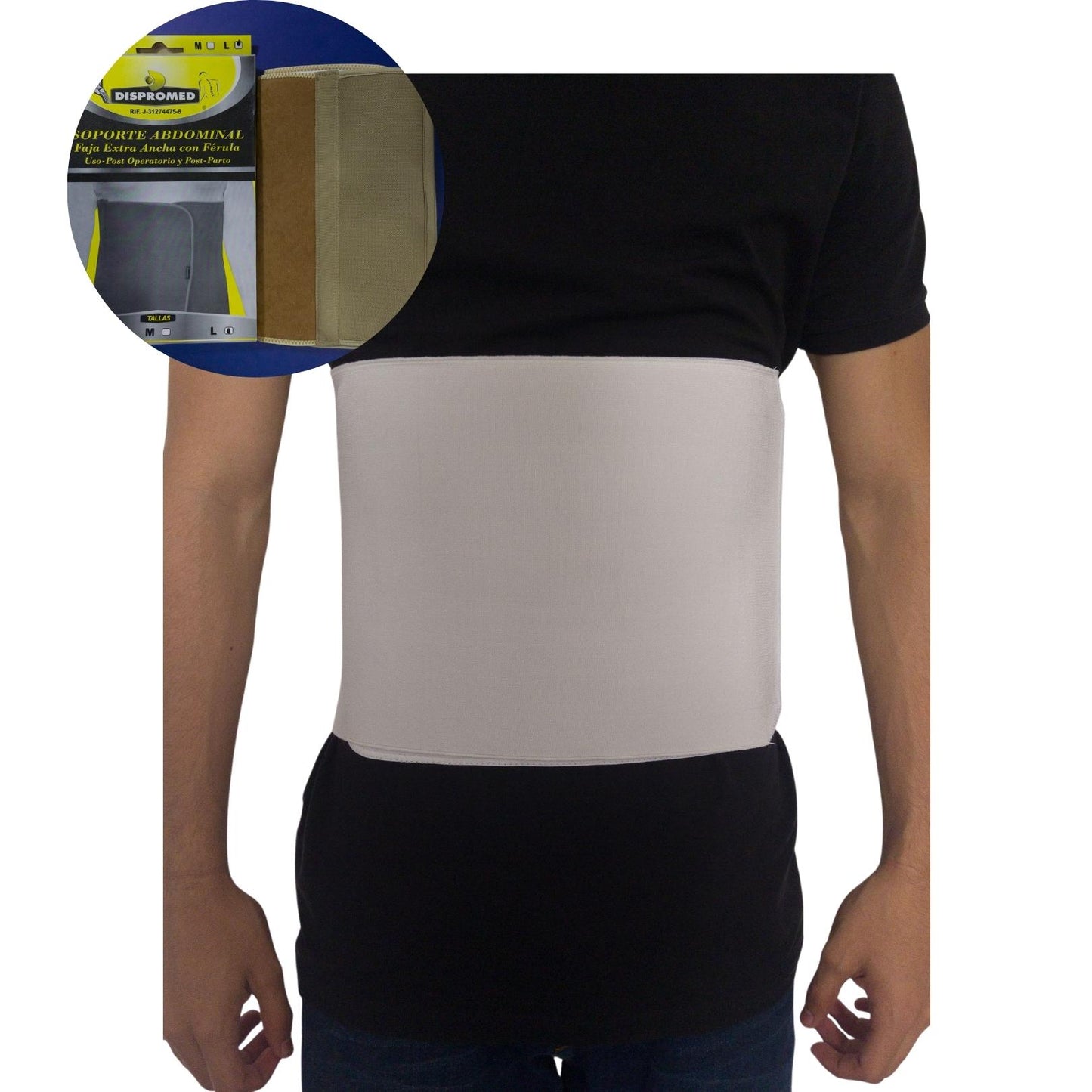 Faja soporte abdominal post cirugía o post parto DISPROMED