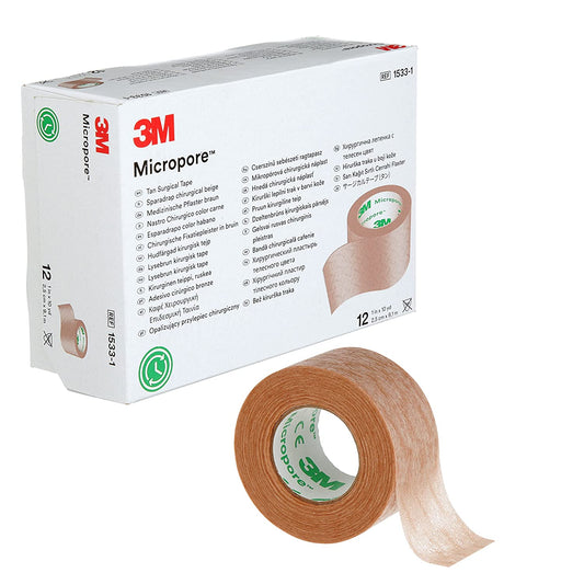 Adhesivo Piel 1" Micropore 3M x Uds.