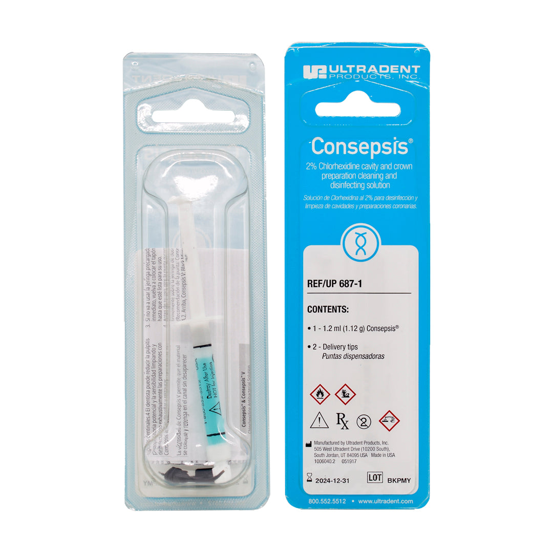 Solución de clorhexidina al 2% X 1.2 ml CONSEPSIS