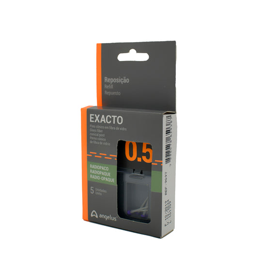 Perno cónico fibra de vidrio calibre 0.5 caja 5 uds Angelus®