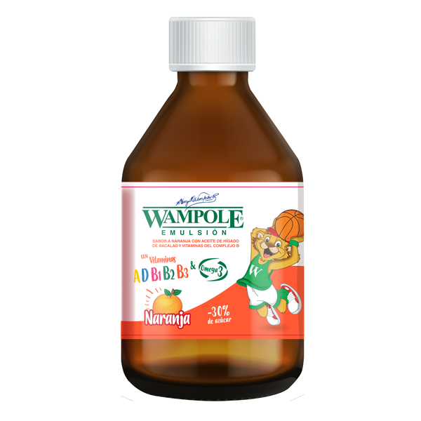 Wampole emulsión sabor naranja