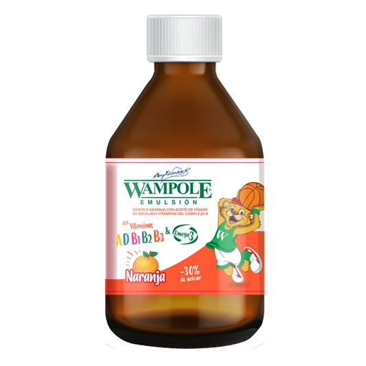 Wampole emulsión sabor naranja