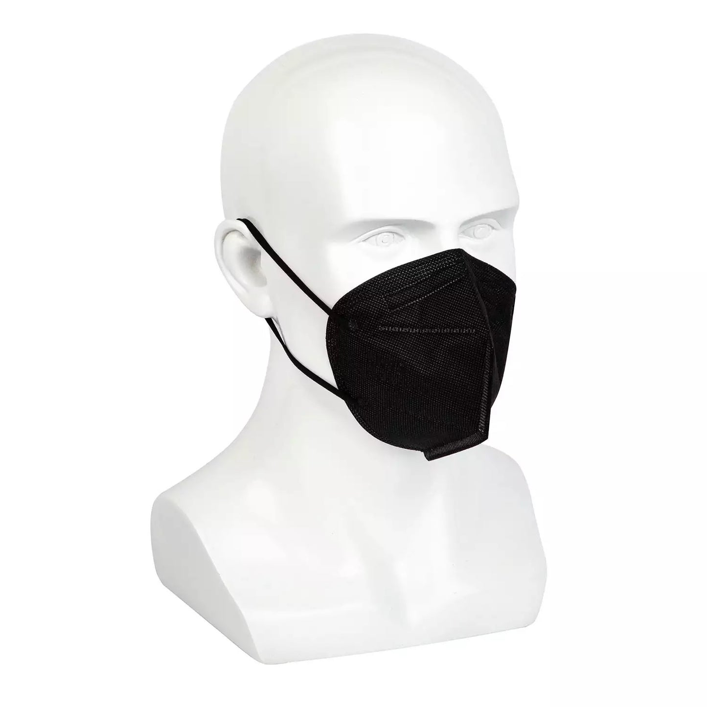 Tapabocas KN95 Negro bolsa x 10