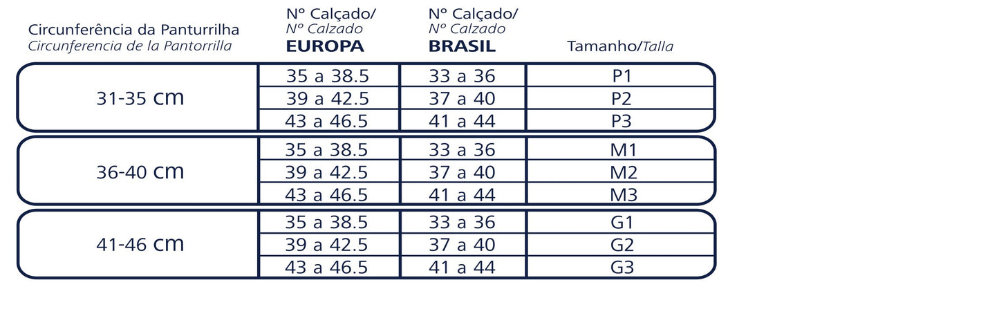 Medias De Compresión Pantorrilla UP 25 (Punta Cerrada) 20-30mmHg SIGVARIS.