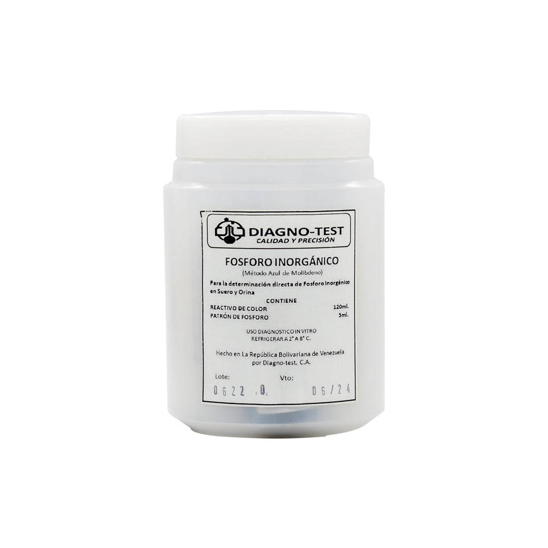 Fosforo Inorgánico x 120ml Reactivo DIAGNO-TEST