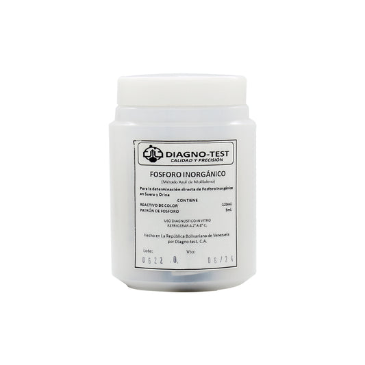 Fosforo Inorgánico x 120ml Reactivo DIAGNO-TEST