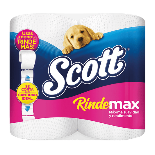 Papel higiénico Rindemax x 4 uds SCOTT®
