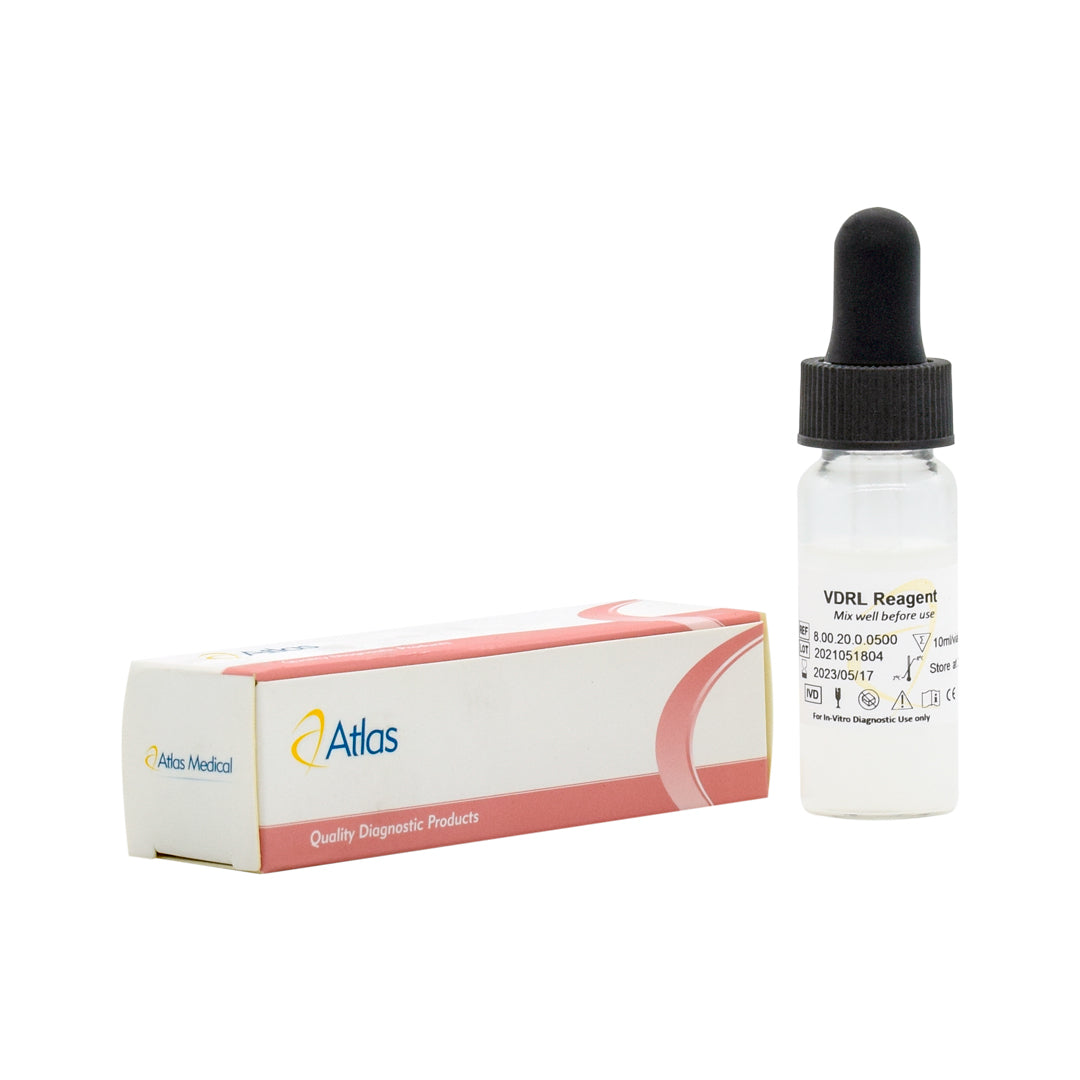 VDRL X 250 Pruebas x 10ml Reactivo ATLAS MEDICAL